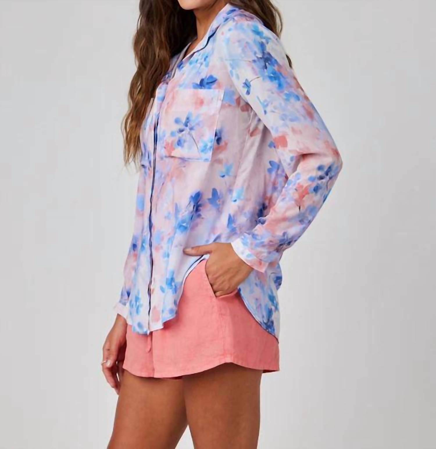 Bella Dahl - Hipster Relaxed Button Down Top