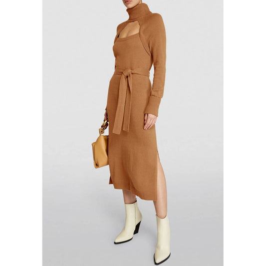 Cherise Cutout Sweater Midi Dress