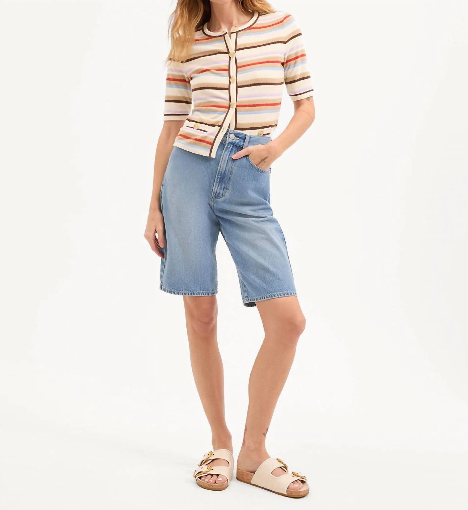 Veronica Beard - Brendan Striped Cardigan