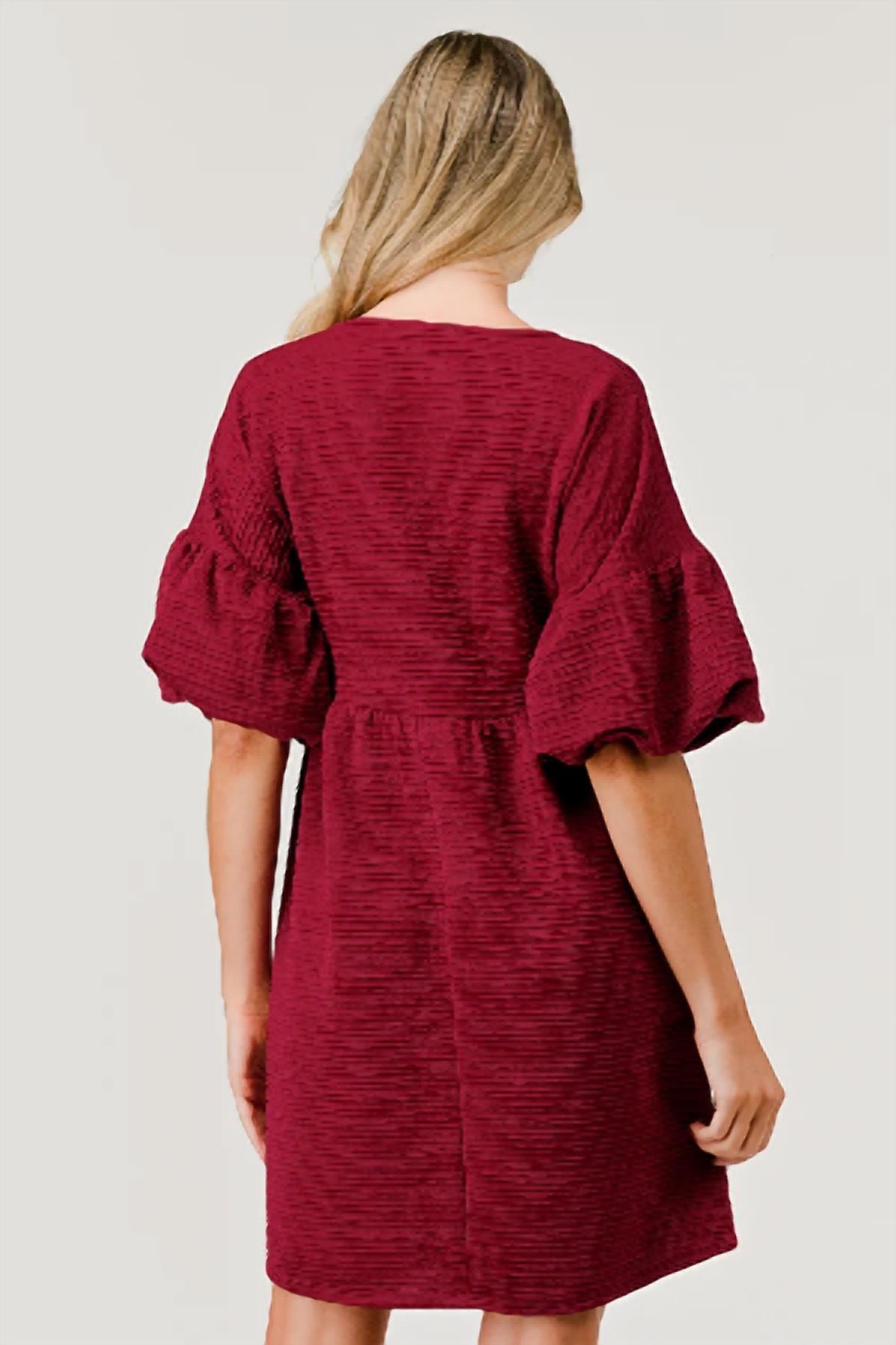 Pixi + Ivy - Belize V Neck Mini Dress