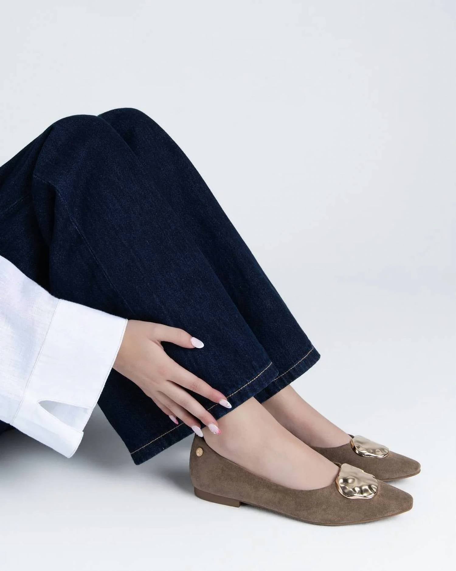 Xti - Women's Suede Ballet Flats