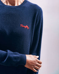 Jumper1234 - Cashmere Naughty Crew Neck Sweater