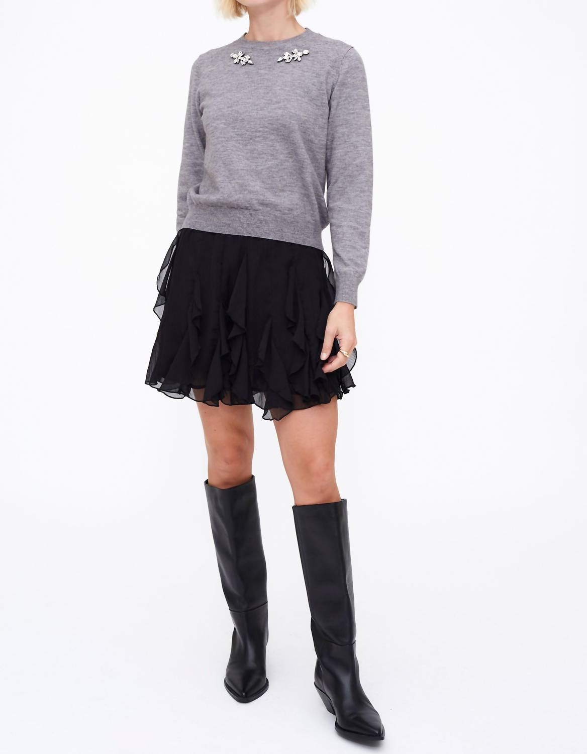 Wild Pony - Rhinestone Applique Sweater