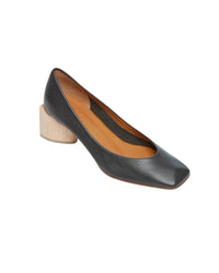 COCLICO Women's Icy Pump Shoe in black leather natural - women's heels