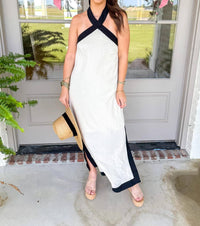 Entro - Halter Midi Dress