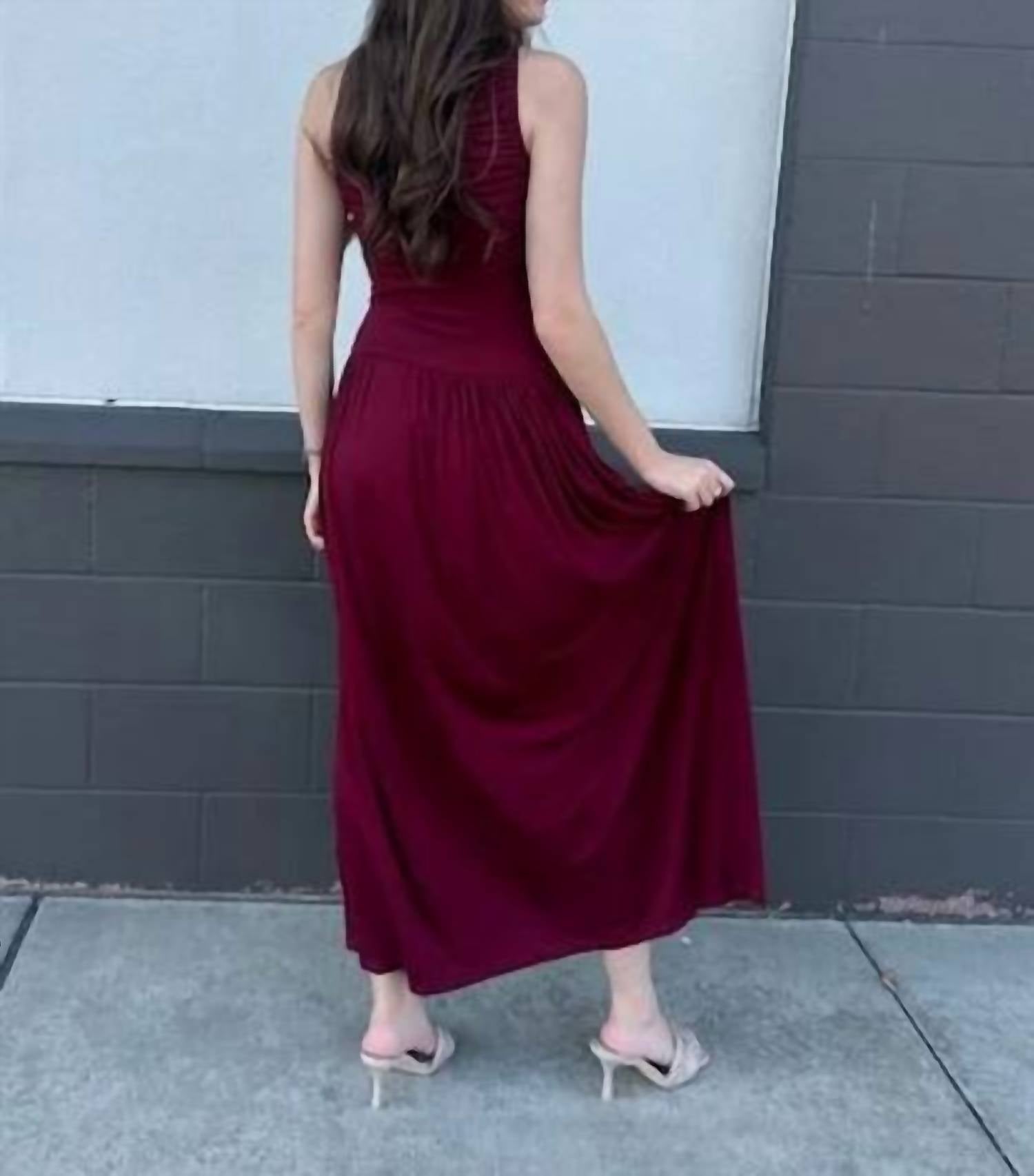 Olivaceous - Leni Maxi Dress