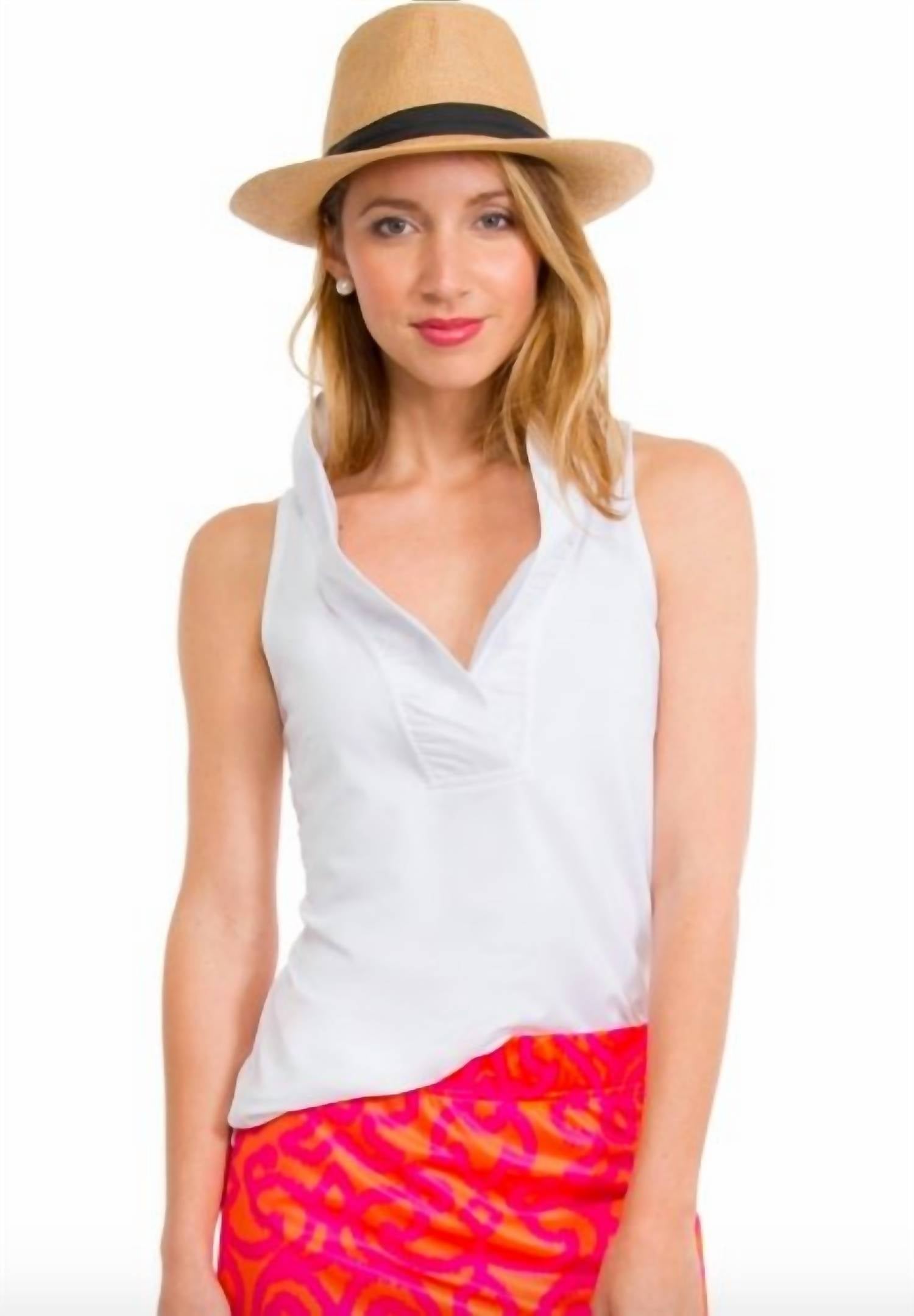 Gretchen Scott - Ruffleneck Sleeveless Top