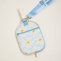 Stone & Stitch - Women's Abstract Daisy Floral Neoprene Pickleball Paddle Bag