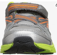 SAUCONY Toddler's Ride Sneakers in green gray orange - kids' sneaker - view 4