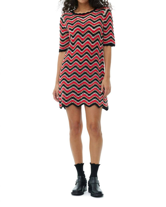 Ganni - Crochet Mini Dress