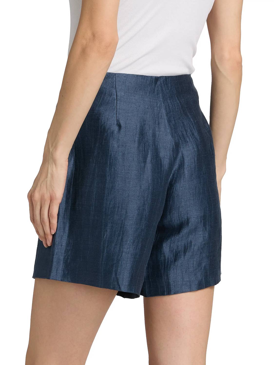 L'Agence - Hadleigh Linen-nylon Shorts