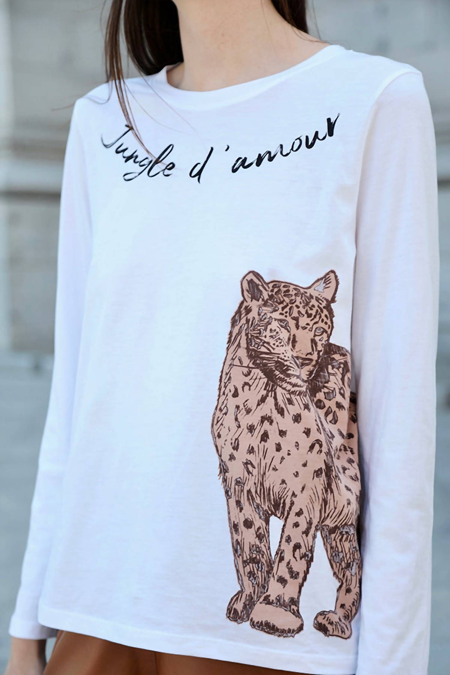 Tee Shirt in Jungle d' Amour