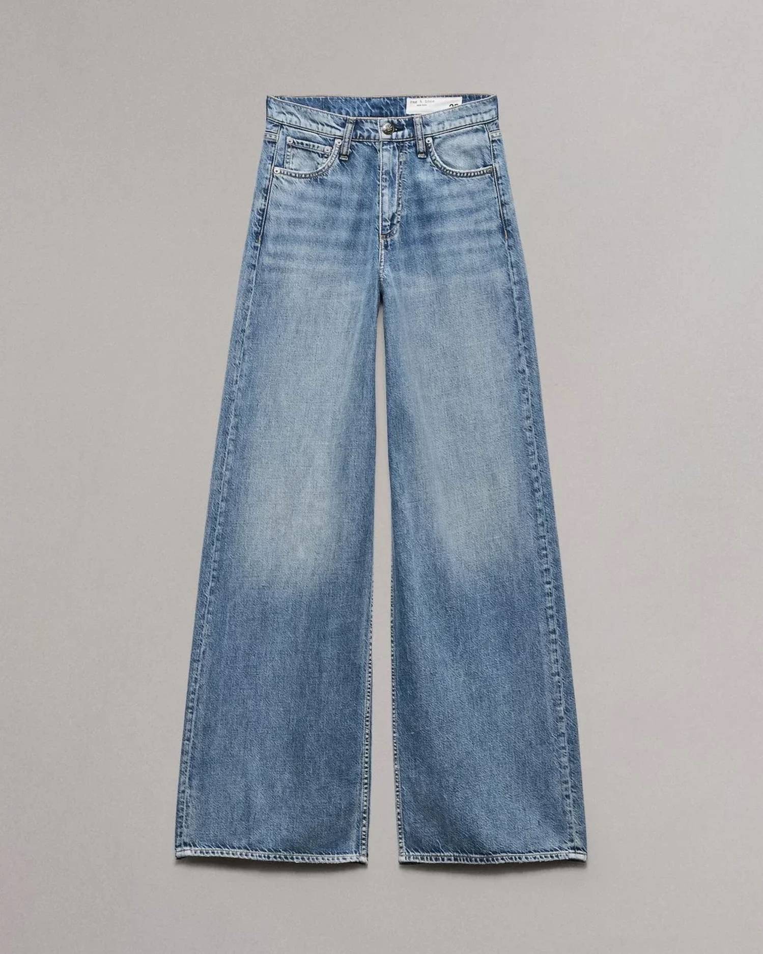 Rag & Bone - Featherweight Sofie Wide Leg Jeans