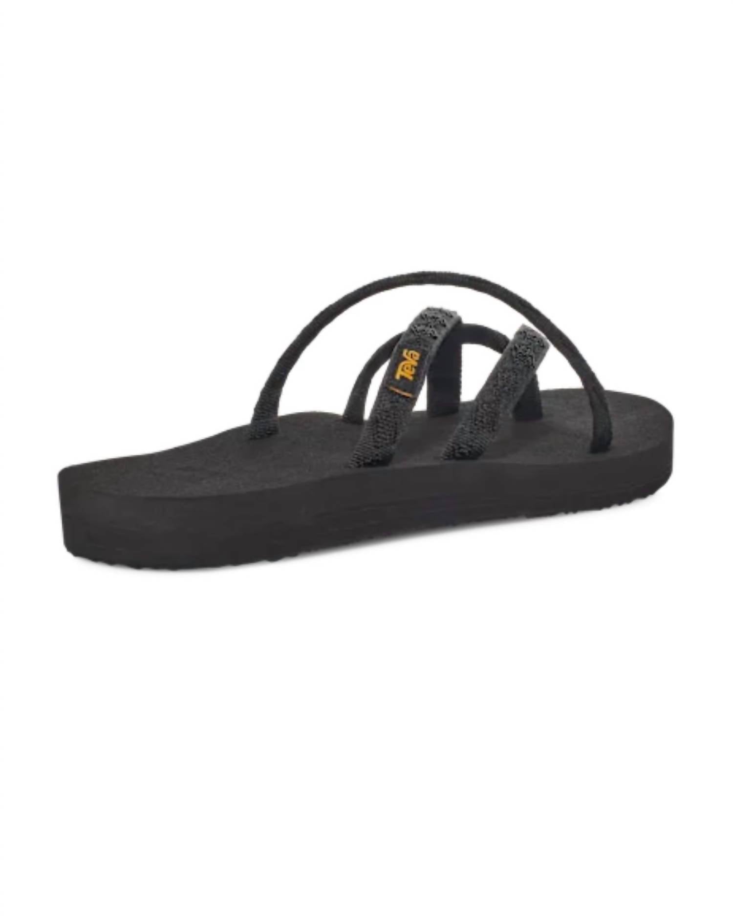 Teva Women's Olowahu Flip-flop in black - women's shoe - detail view