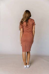 Ampersand Ave - Better Than Basics Short Sleeve Midi Dress