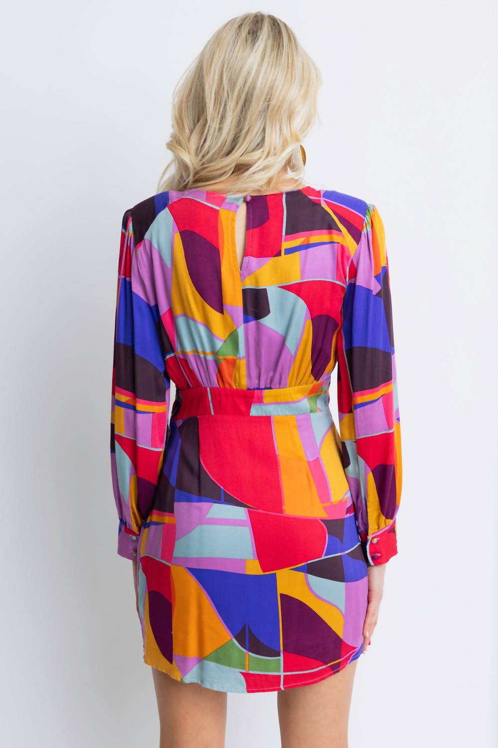 Karlie - Mosaic Wrap Dress