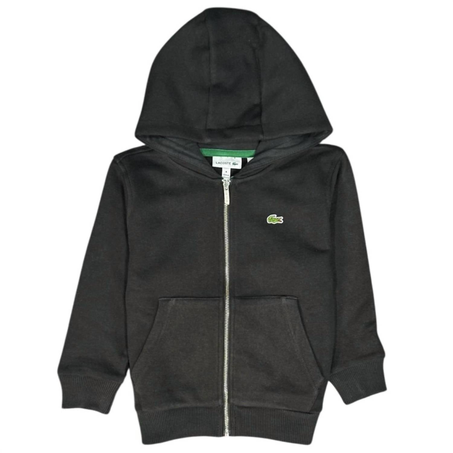 Lacoste - Kid's Kangaroo Pocket Zip-up Hoodie