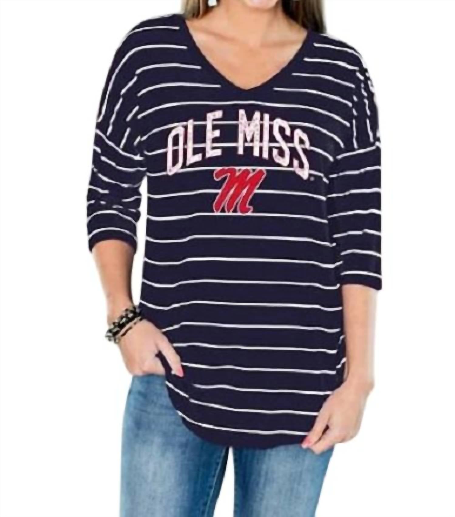 Gameday Couture - Ole Miss Fall in Line Tunic