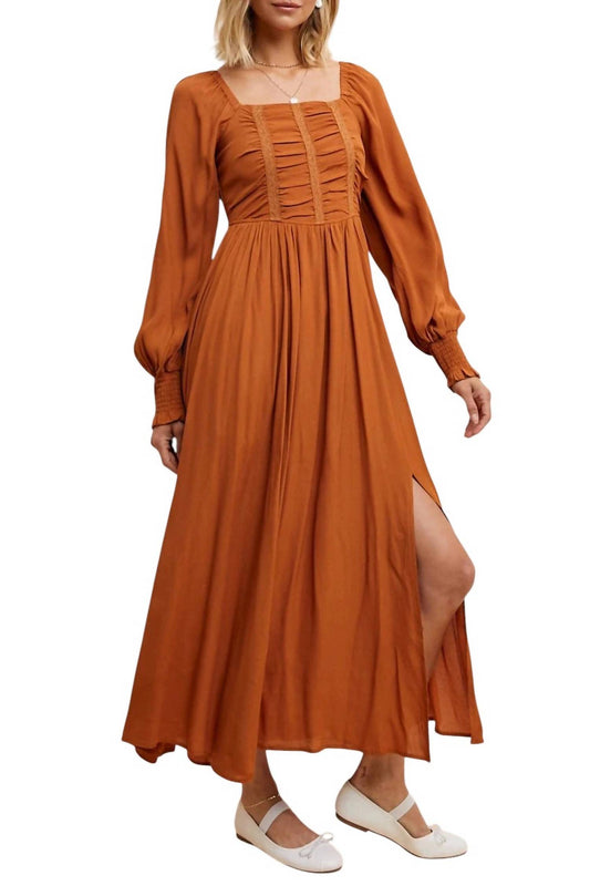 In-Loom - Ruched Maxi Dress