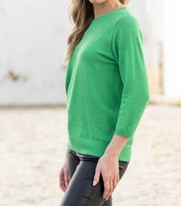 Marble - Sparkle Swirl Top Sweater