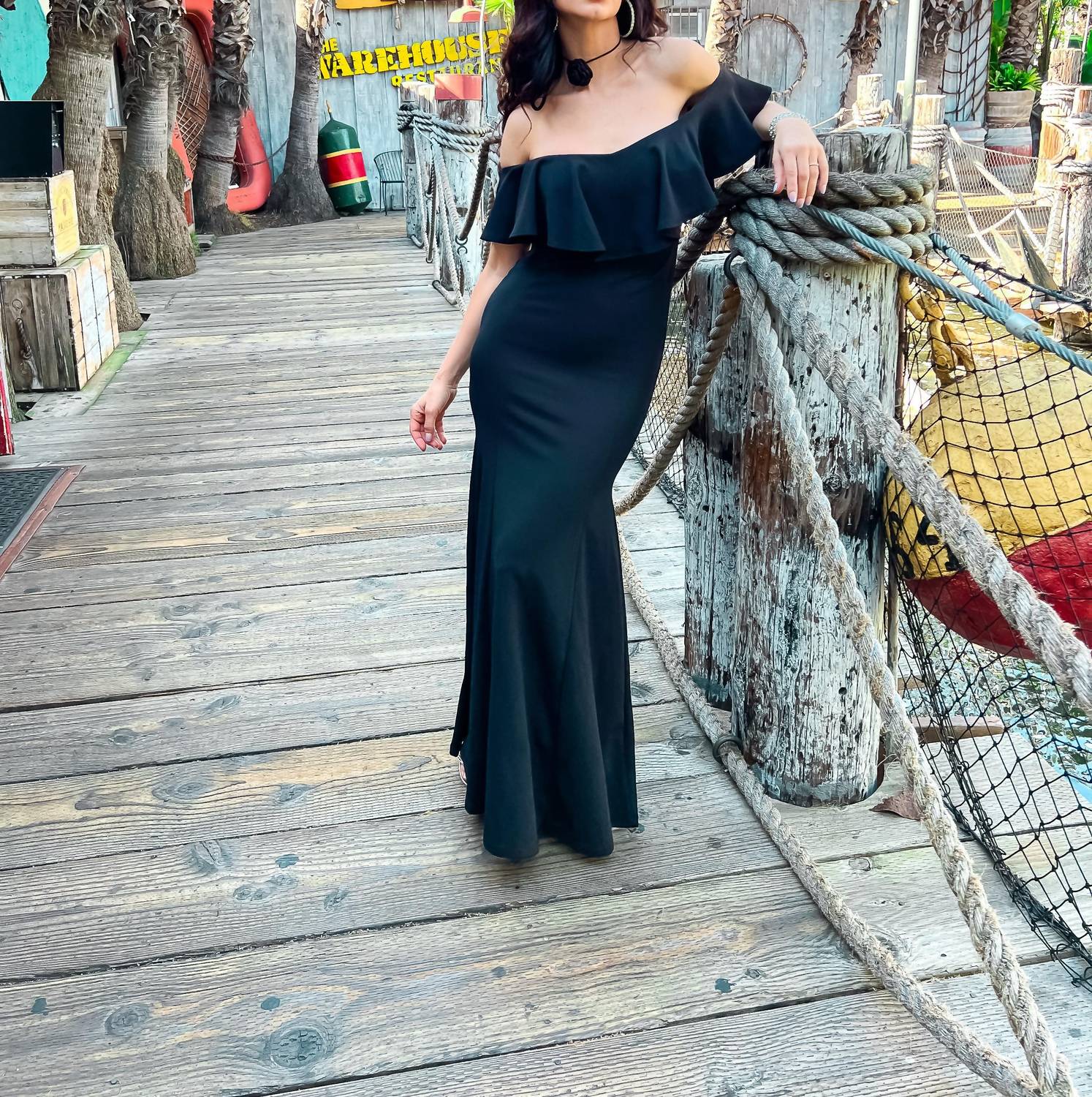 Little Secret Of Mine - Maxi Dress With Split Thigh