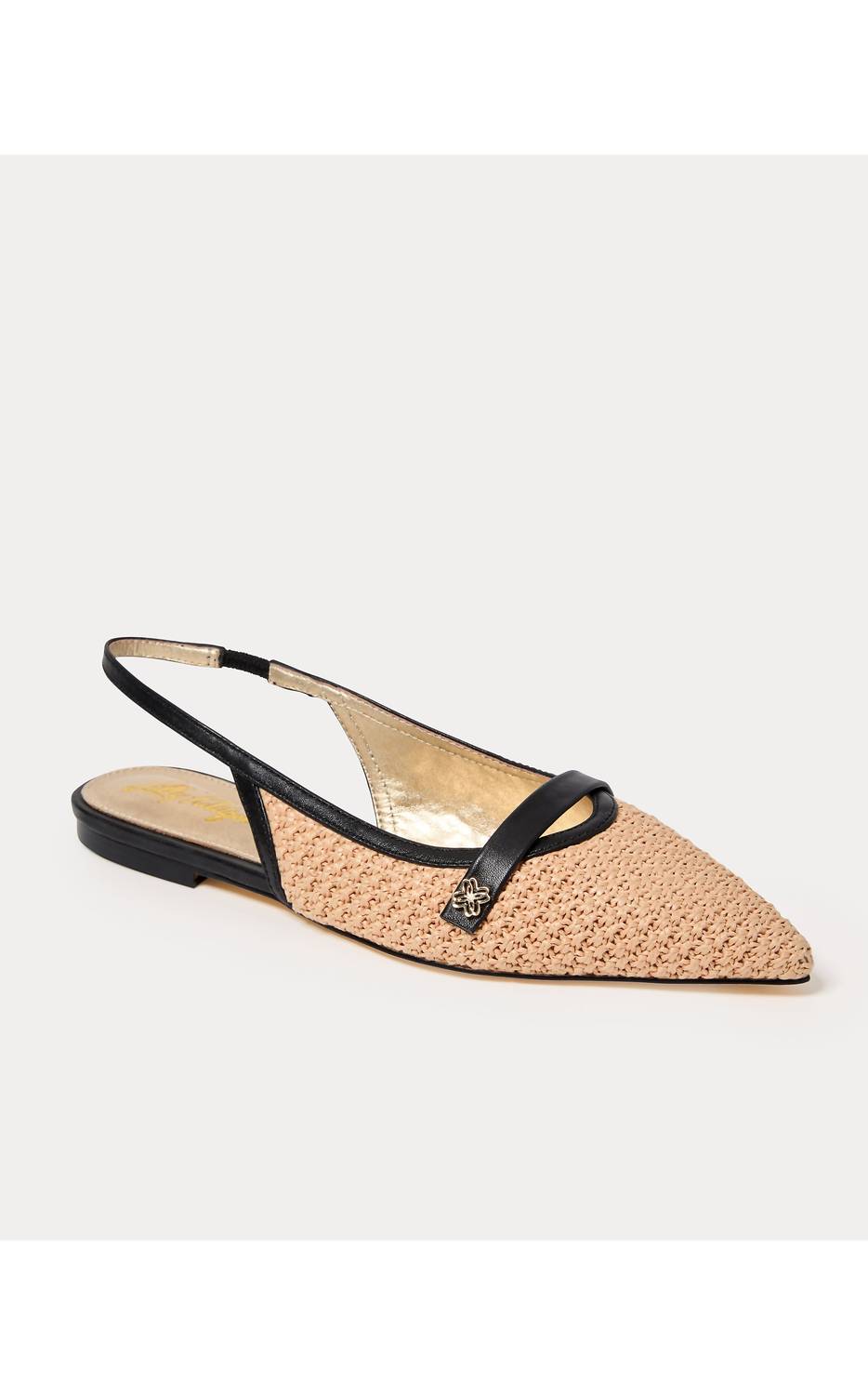 Lilly Pulitzer Women's Malia Raffia Slingback Shoes in sunbaked tan - women's sandal