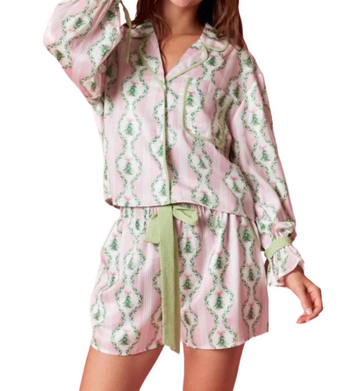 Peach Love - Mistletoe Morning Pajamas