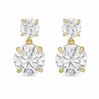 Diana M Jewels - Women's Round Lab-Grown Diamond Stud Earrings (15.00 Ct TCW) - Grand