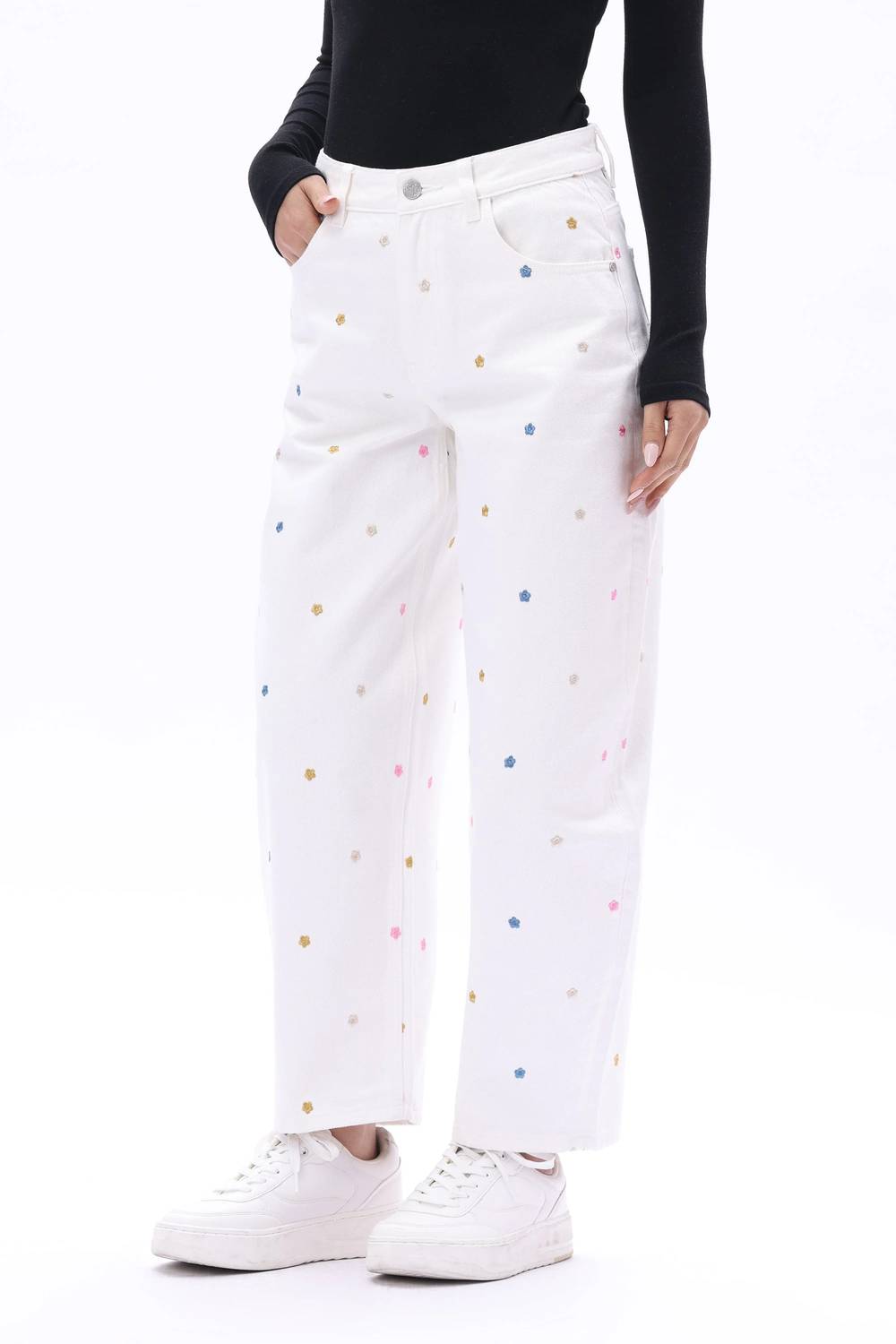 Bayeas - Berlin High Rise Barrel Jeans