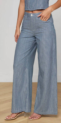 L'Agence - Amara High Rise Wide Leg Pants