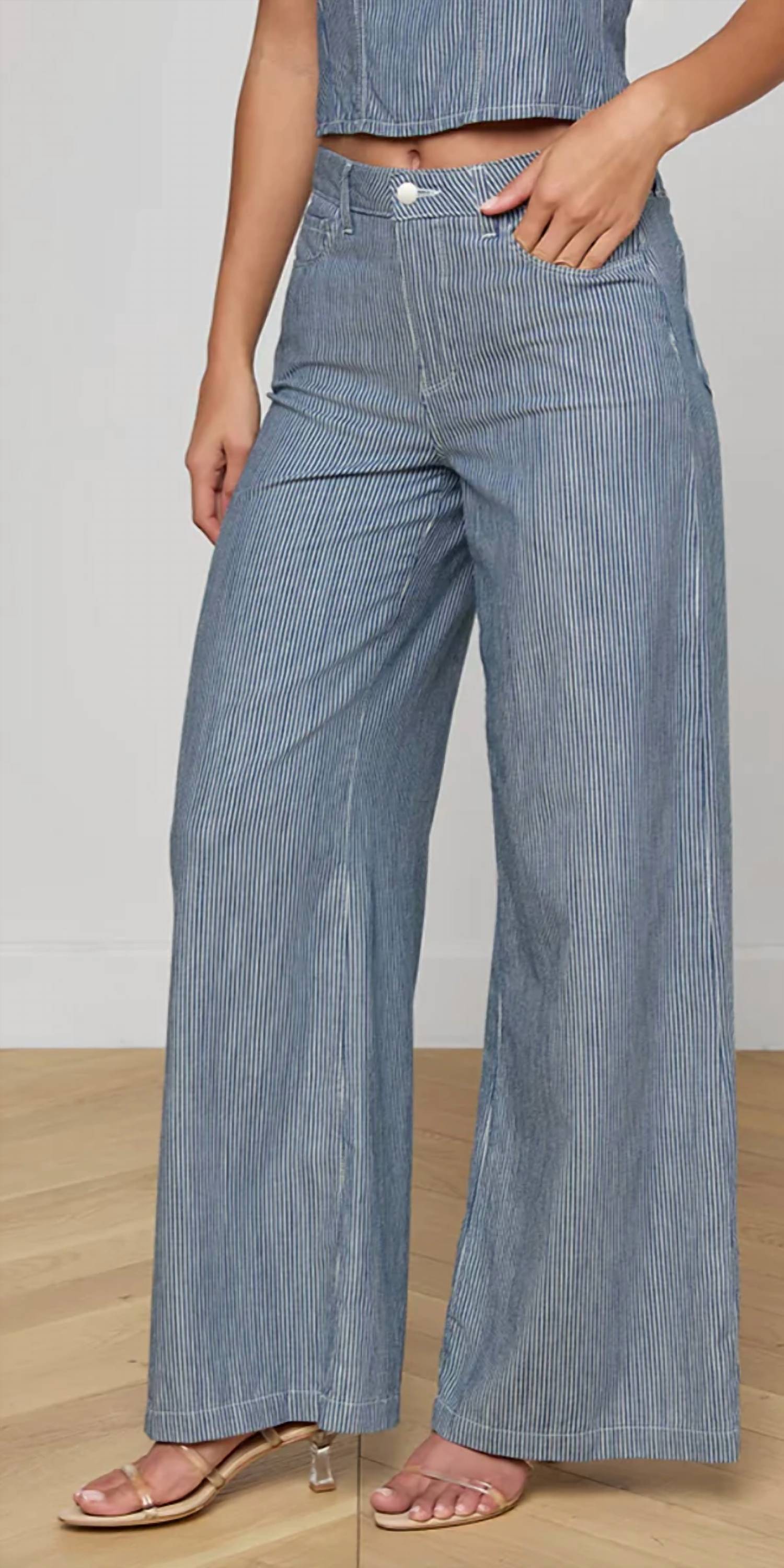 L'Agence - Amara High Rise Wide Leg Pants