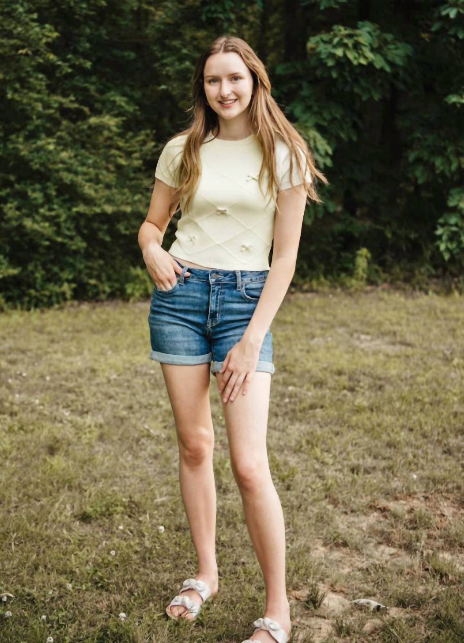 Flags & Anthem - Shebly Denim Shorts