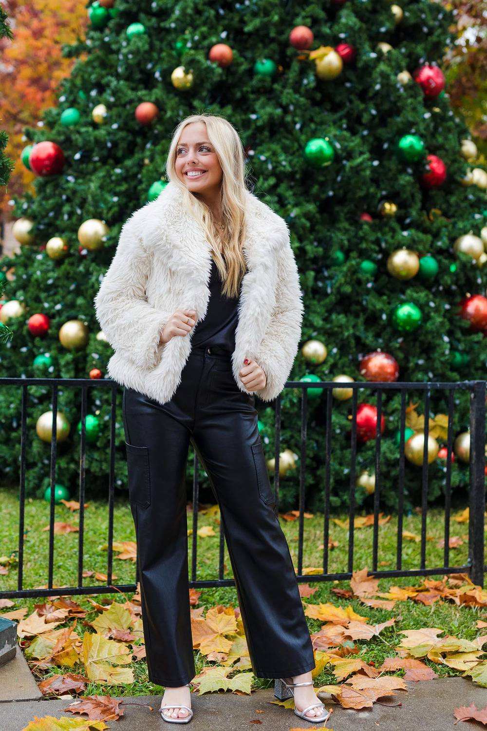 Venti6 - In The Moment Faux Leather Pants