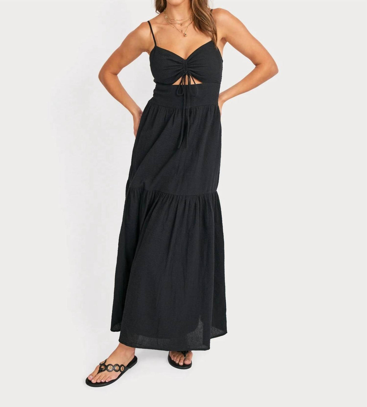 Sadie & Sage - Terra Ruched Maxi Dress