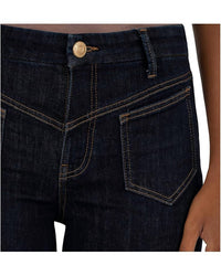 Kut From The Kloth - Charlotte High-rise Wide Leg Wide Front Seam Jeans