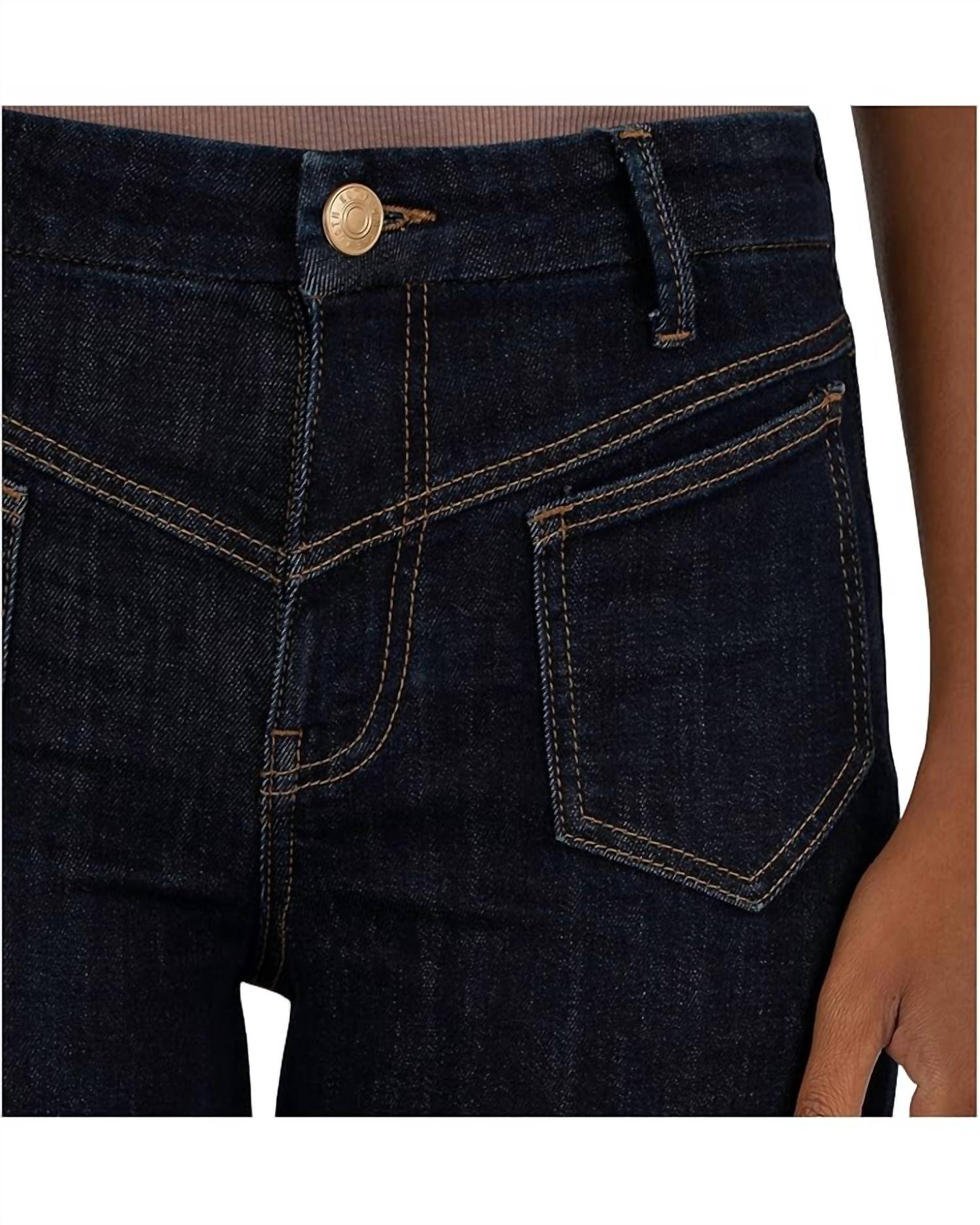 Kut From The Kloth - Charlotte High-rise Wide Leg Wide Front Seam Jeans
