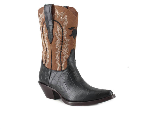 Buck & Brana - Women's Bianca Leather Cowgirl Boots