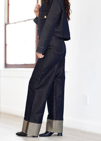 Blanknyc - Cuffed Wide Leg Jeans