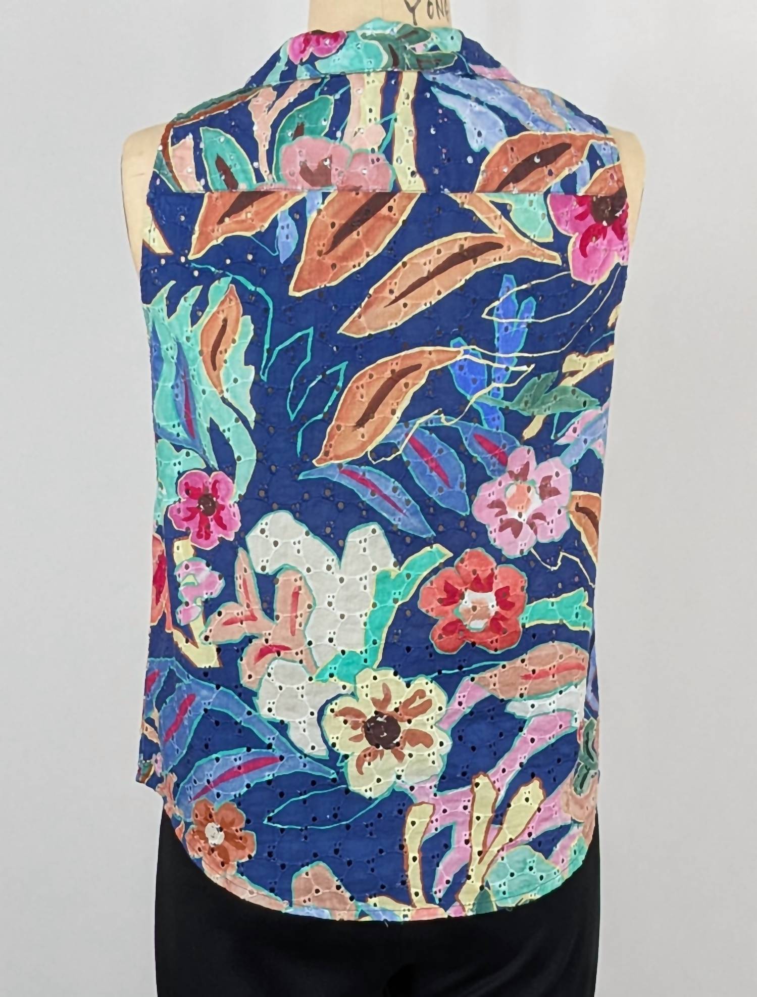 Fdj - camo floral top
