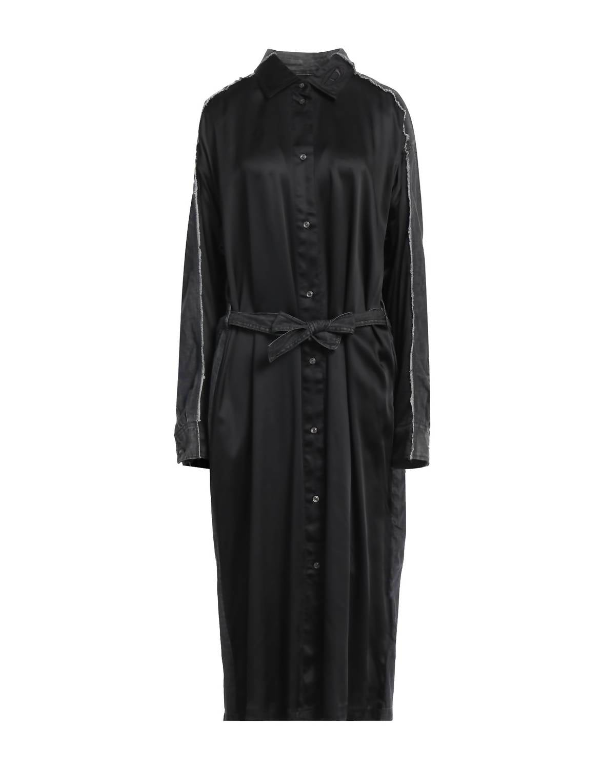 Diesel - D-paige Stram Silk Denim Midi Dress