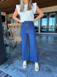 Zenana - Mathew High Rise Straight Leg Jean