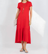 Elliott Lauren - Susie Short Sleeve Midi Dress