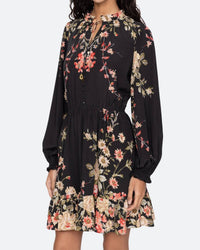 Sea - Jolie Print Long Sleeve Mini Dress