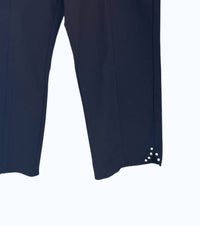 Ethyl Women's Bengaline Crop Pants in black - women's pants - detail view
