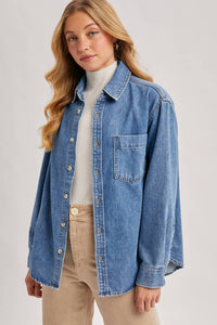 Bluivy - Denim Button Down Shirt
