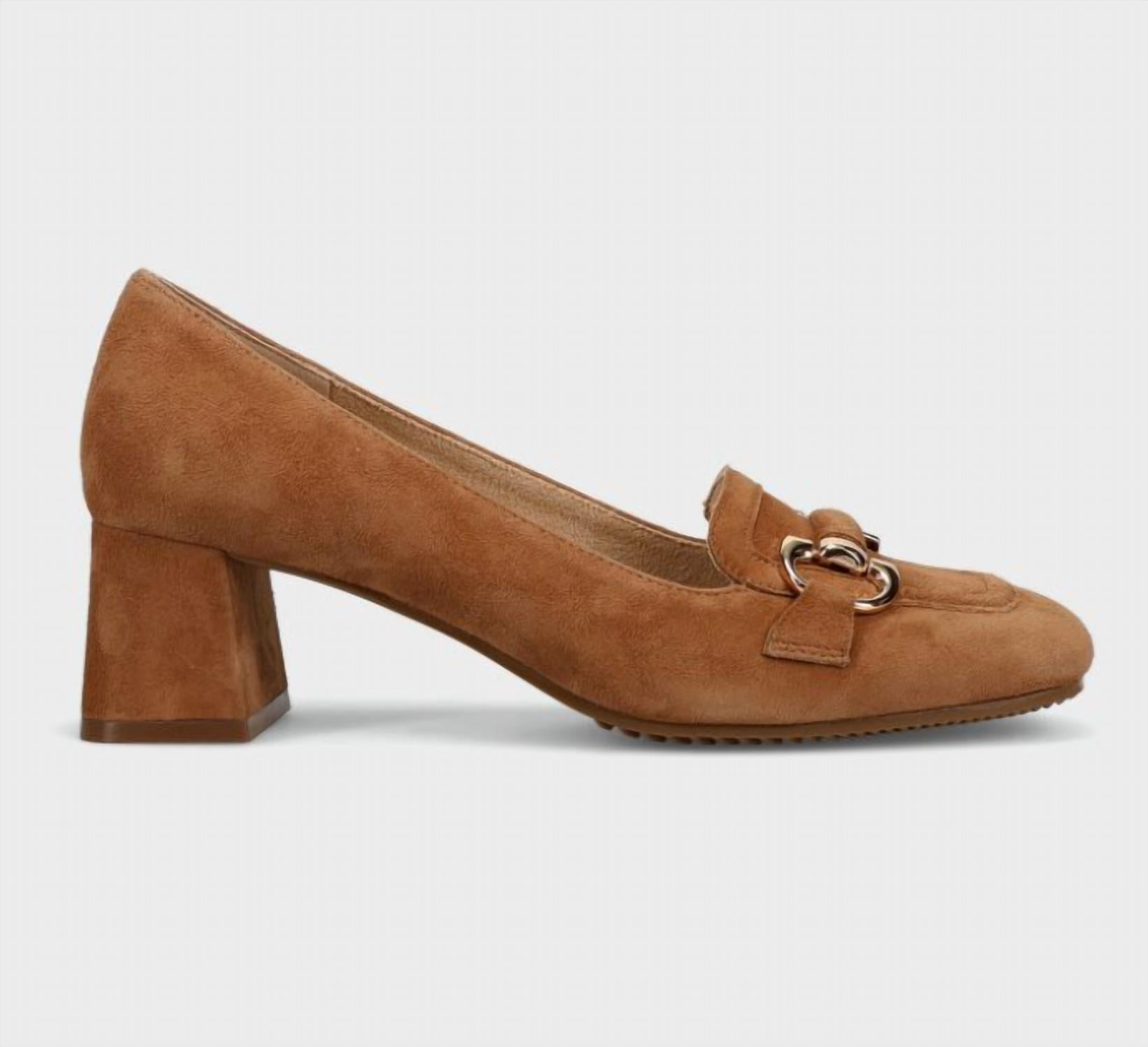 VANELi Women's Ashlan Heeled Pumps in russet suede - women's heels