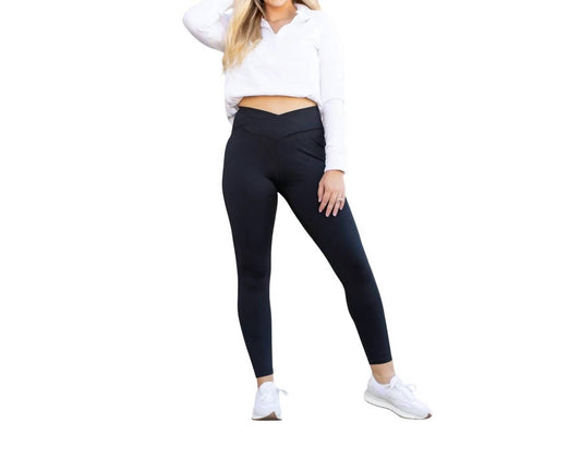 Julia Rose - The Alexa High Waist Crossover Athleisure Leggings