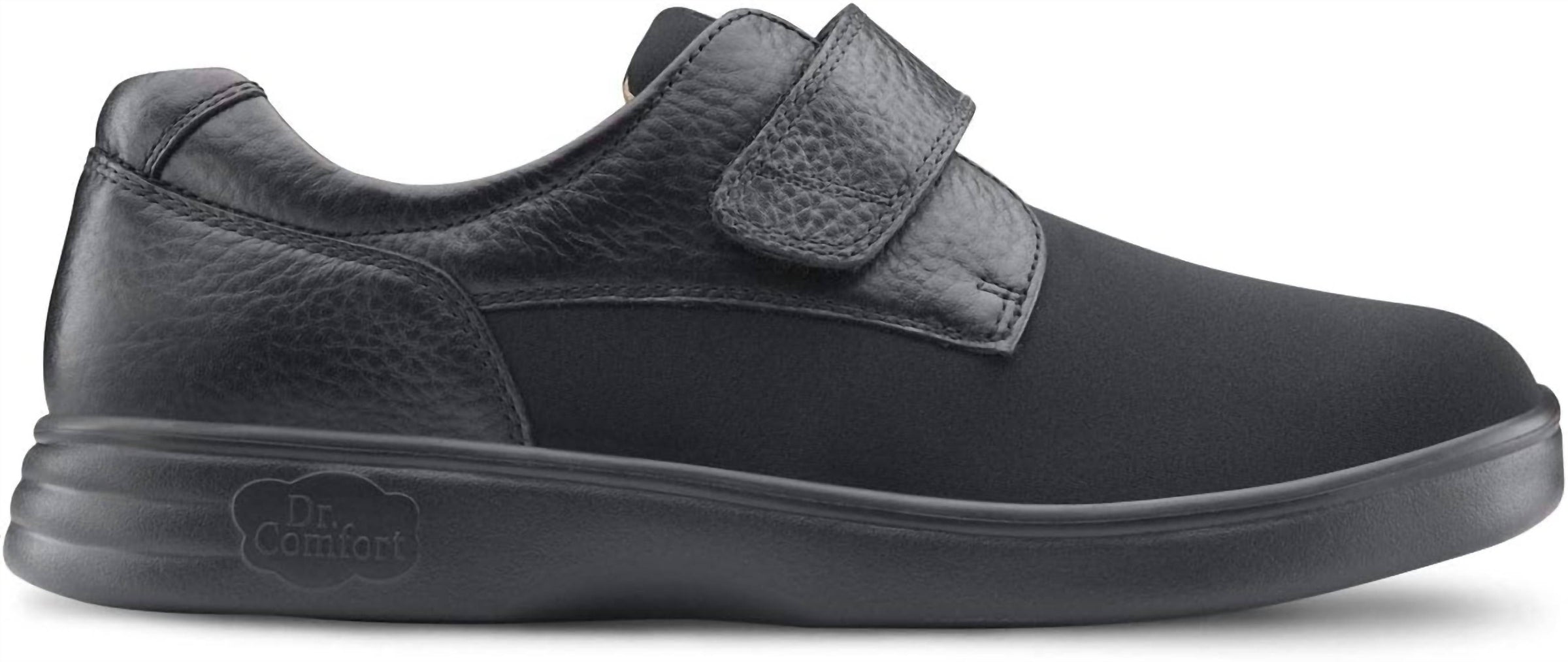 Dr. Comfort Shoes Women's Annie X Diabetic Therapeutic Walking Shoes in black - women's sneaker - alternate view