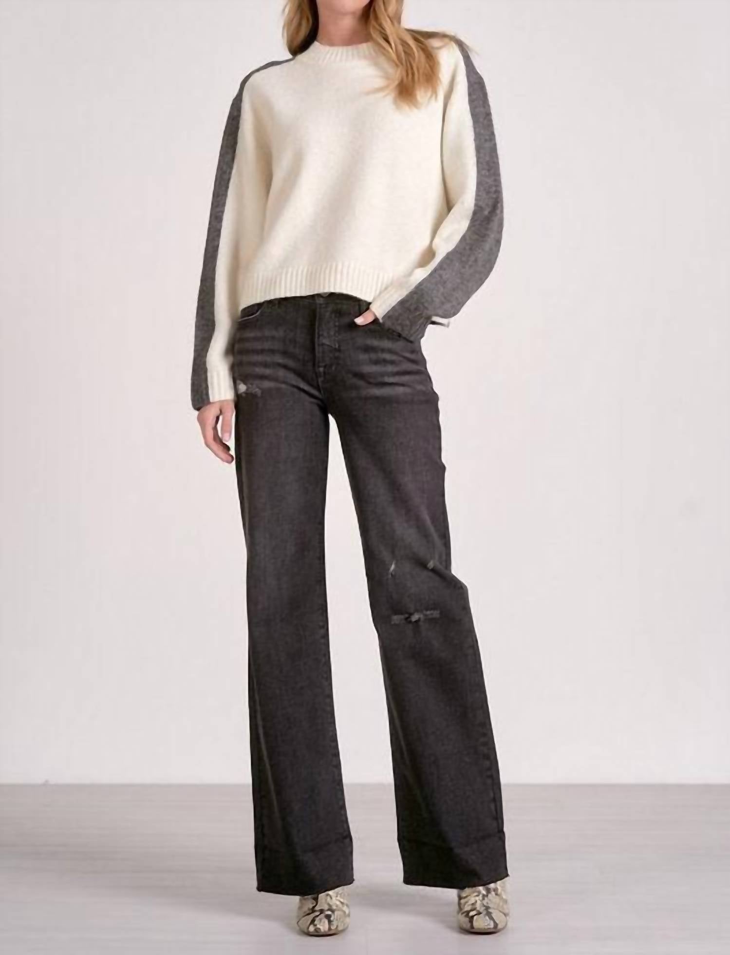 Elan - Marla Colorblock Sweater