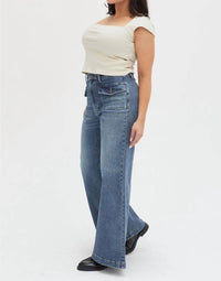 Oliver Logan - Campell Wide Leg High Rise Touser Jean